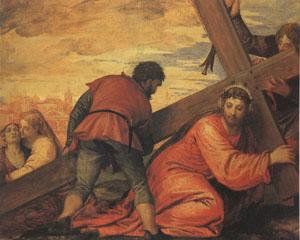 Veronese and Studio rJesus Falls under the Weight of the Cross (mk05)